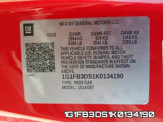 1G1FB3DS1K0134190 фото 2