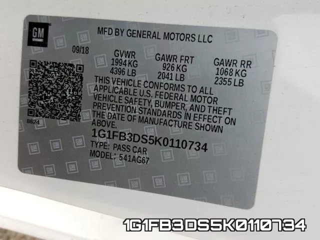 1G1FB3DS5K0110734 фото 2