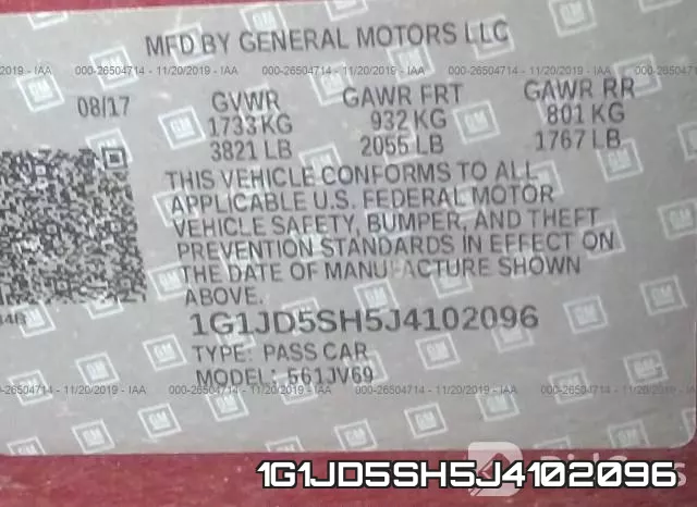 1G1JD5SH5J4102096 фото 10