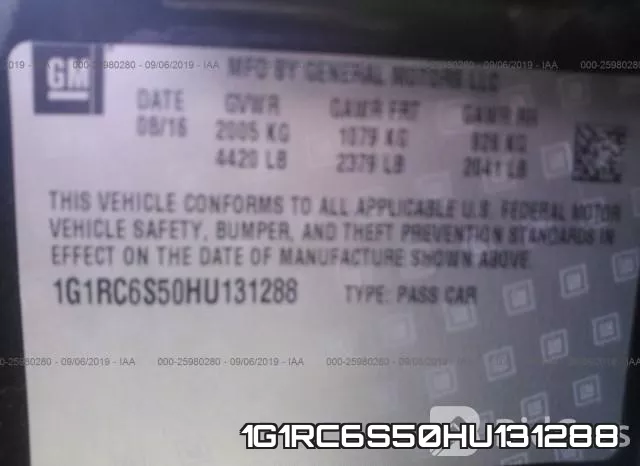 1G1RC6S50HU131288 фото 10