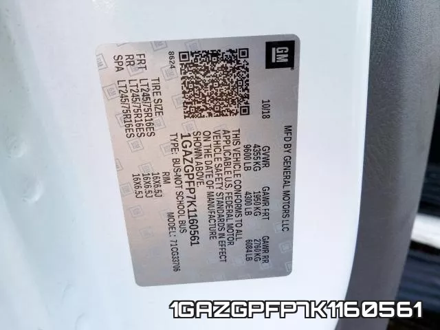 1GAZGPFP7K1160561 фото 2
