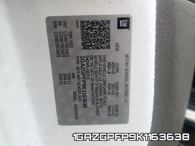 1GAZGPFP9K1163638 фото 2