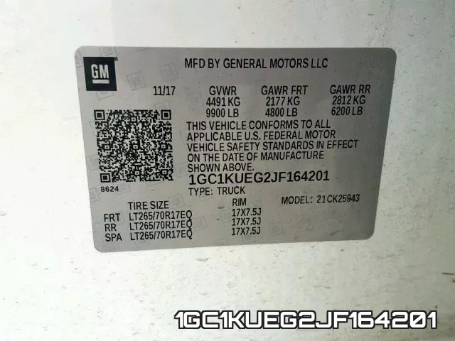 1GC1KUEG2JF164201 фото 2