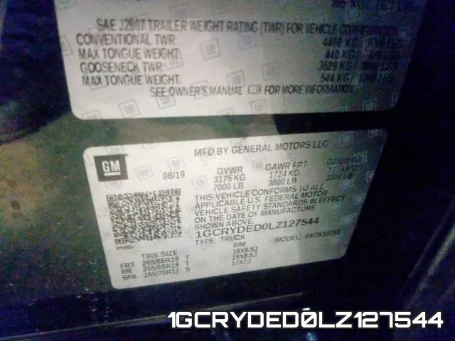 1GCRYDED0LZ127544 фото 2