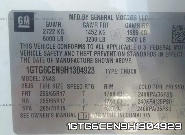 1GTG6CEN9H1304923 фото 10