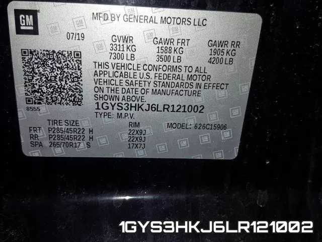 1GYS3HKJ6LR121002 фото 2