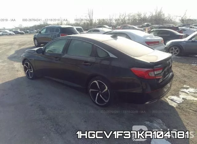 1HGCV1F37KA104781 фото 4