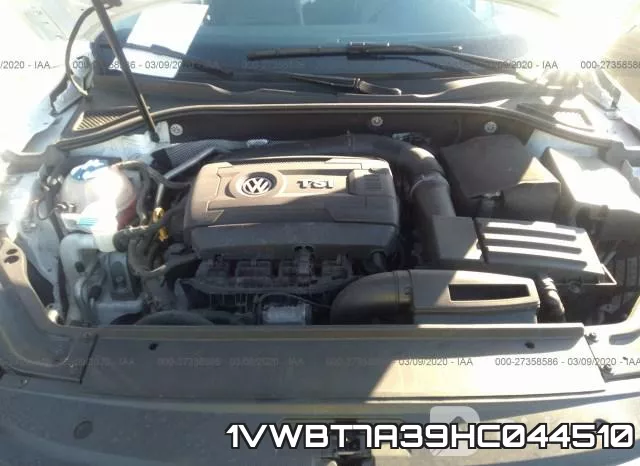 1VWBT7A39HC044510 фото 2