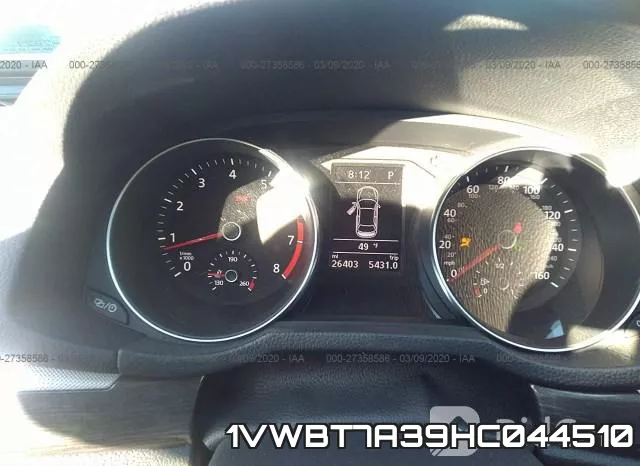 1VWBT7A39HC044510 фото 8