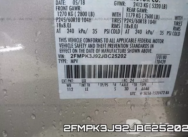 2FMPK3J92JBC25202 фото 10