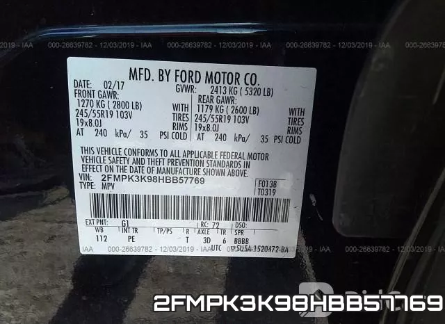 2FMPK3K98HBB57769 фото 10