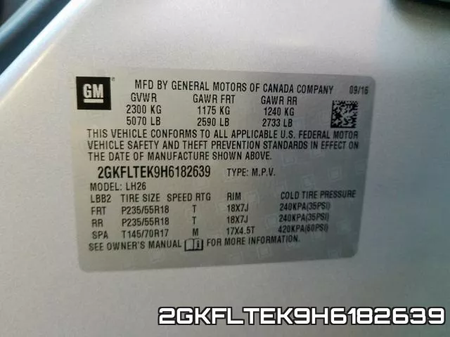 2GKFLTEK9H6182639 фото 2