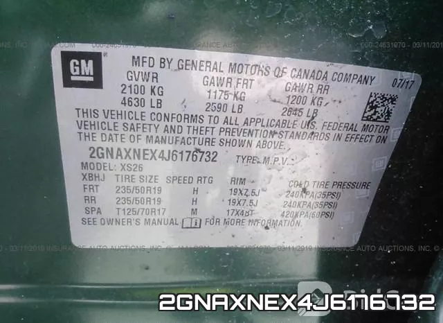 2GNAXNEX4J6176732 фото 10