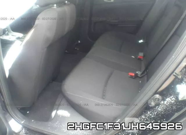 2HGFC1F31JH645926 фото 9