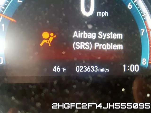 2HGFC2F74JH555095 фото 9