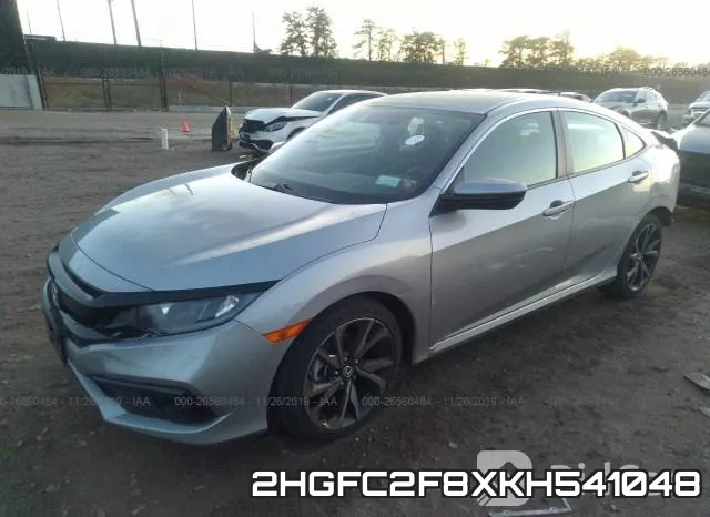 2HGFC2F8XKH541048 фото 3