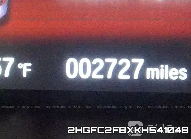 2HGFC2F8XKH541048 фото 8