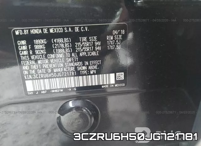3CZRU6H50JG721781 фото 10