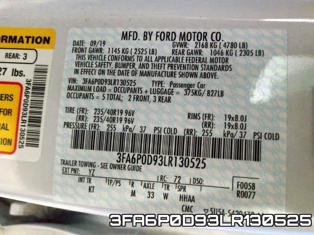 3FA6P0D93LR130525 фото 2