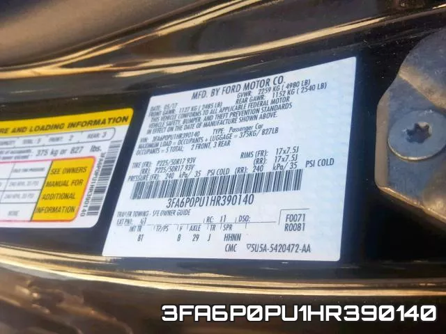3FA6P0PU1HR390140 фото 2
