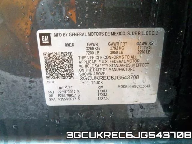 3GCUKREC6JG543708 фото 2