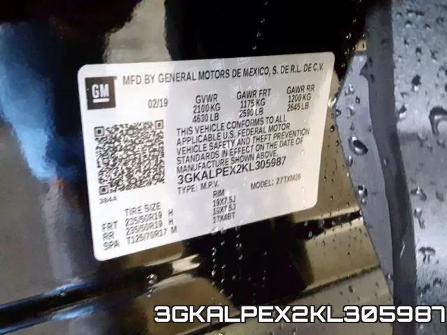 3GKALPEX2KL305987 фото 2