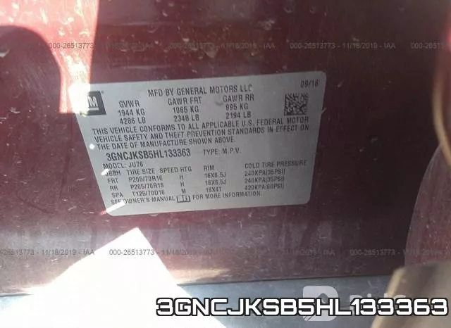 3GNCJKSB5HL133363 фото 10
