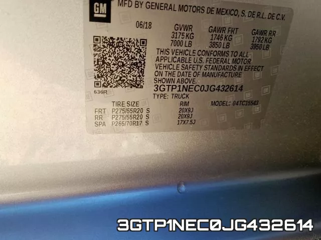3GTP1NEC0JG432614 фото 2