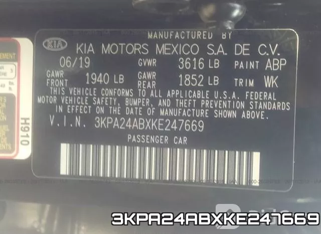 3KPA24ABXKE247669 фото 10