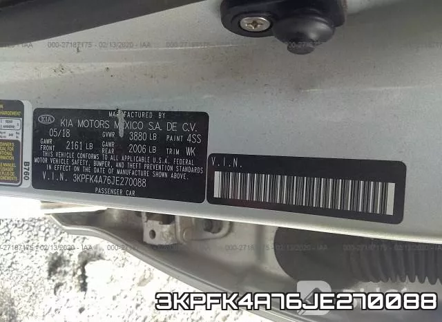 3KPFK4A76JE270088 фото 10