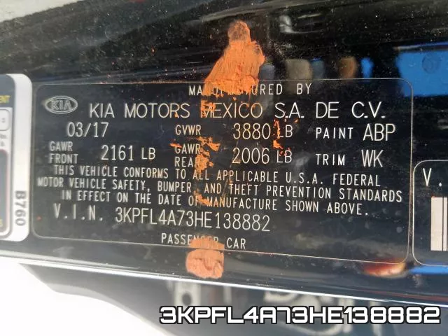 3KPFL4A73HE138882 фото 2