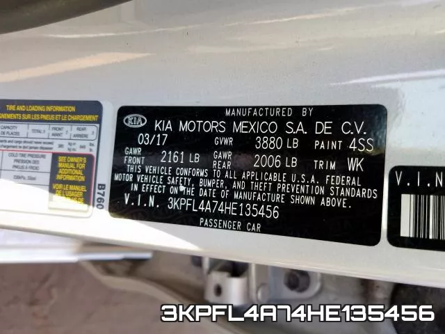 3KPFL4A74HE135456 фото 2