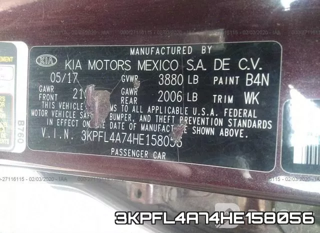 3KPFL4A74HE158056 фото 10