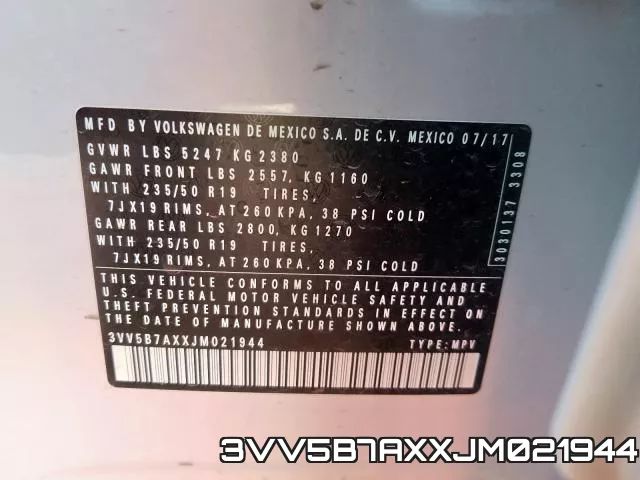 3VV5B7AXXJM021944 фото 2