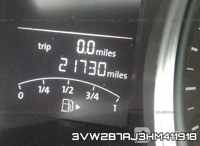 3VW2B7AJ3HM411918 фото 8