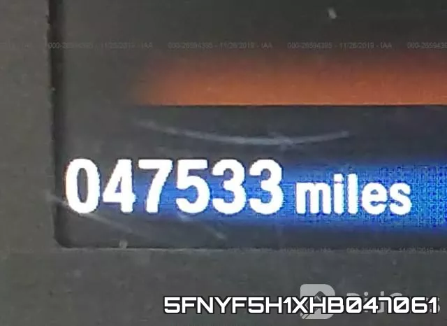 5FNYF5H1XHB047061 фото 8