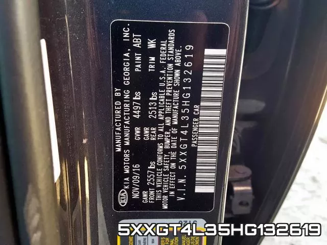 5XXGT4L35HG132619 фото 2