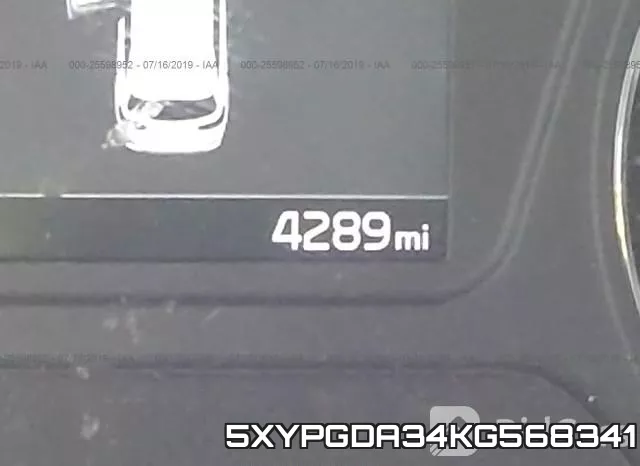 5XYPGDA34KG568341 фото 8