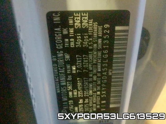 5XYPGDA53LG613529 фото 2