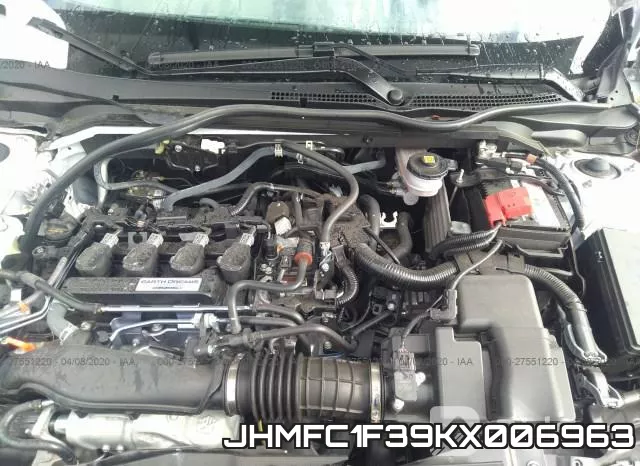 JHMFC1F39KX006963 фото 2