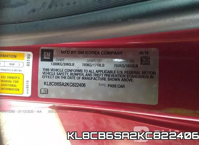 KL8CB6SA2KC822406 фото 10