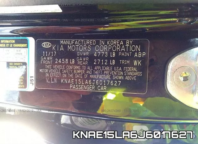 KNAE15LA6J6017627 фото 10