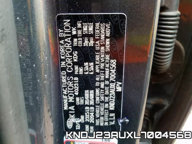 KNDJ23AUXL7004568 фото 2