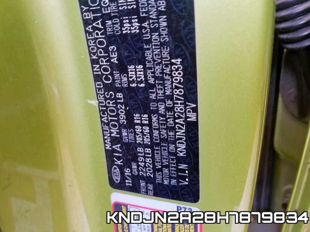 KNDJN2A28H7879834 фото 2