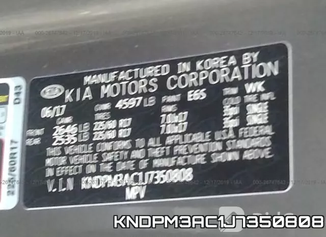 KNDPM3AC1J7350808 фото 10