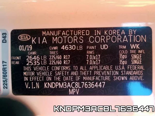 KNDPM3AC8L7636447 фото 2
