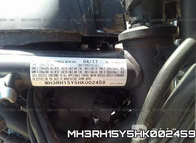 MH3RH15Y5HK002459 фото 10