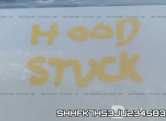 SHHFK7H53JU234583 фото 2