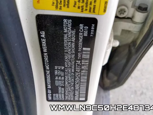 WMWLN9C50H2E48734 фото 2