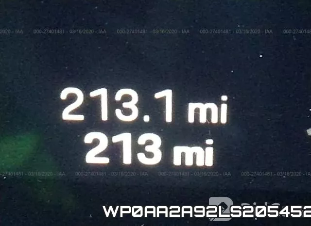 WP0AA2A92LS205452 фото 8